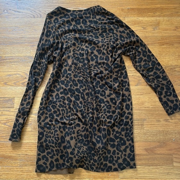 SANCTUARY Cheetah print cardigan Size Medium - Picture 3 of 3